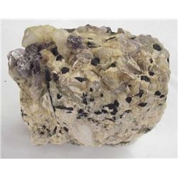 Quartz, Amethyst, Mica Sand Stone Rock Specimen