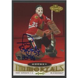 Tony Esposito Signed Blackhawks 5x7 Photo Inscribed "HOF 88" (UDA)