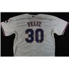 Image 1 : Neftali Feliz Signed Rangers Jersey (GA COA)