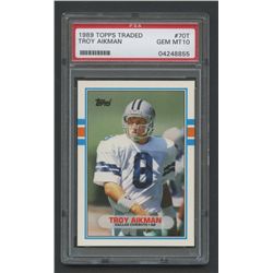 1989 Topps Traded #70T Troy Aikman RC (PSA 10)
