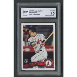 2011 Topps Update #US175 Mike Trout RC (GMA 10)