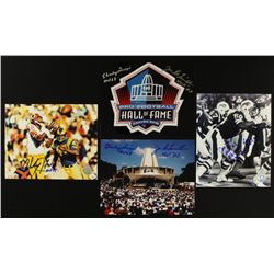 Lot of (4) Signed Football 8x10 Photos with Charley Taylor, Joe DeLamielleure (Online COA)