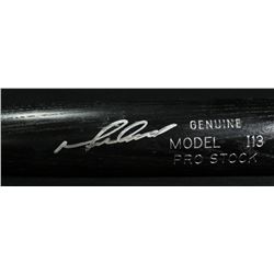 Mike Napoli Signed Baseball Bat (JSA COA)
