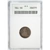 Image 1 : 1844 SEATED LIBERTY DIME ANACS GOOD 4