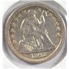 Image 1 : 1842 HALF DIME AU+. VERY LATE DIE STATE