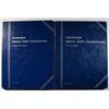 Image 1 : ( 2 ) TWO CANADIAN SMALL CENT PARTIAL SETS IN BLUE WHITMAN ALBUMS