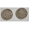 Image 2 : 2 scarce  early Barber Dimes 1892, 1896 both XF or nearly so, Problem free