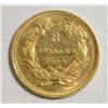 Image 2 : 1854 $3 Gold "Princess Type" CH AU58 Loaded w/mint luster