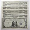 Image 2 : (4) $5.00 RED SEAL NOTES,(8) $2.00 RED SEAL NOTES AND  (7) $1.00 SILVER CERTS.