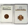 Image 1 : LINCOLNS: 1950 S NGC MS65 RED,