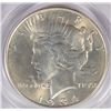 Image 2 : 1934 PEACE DOLLAR PCGS GREEN LABEL MS 62, LOOKS MUCH BETTER!