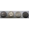 Image 2 : BARBER DIME: 1901 XF BENT, 1906 VF-XF, 1902-O FINE, 1914-D AU MINOR RIM NICK