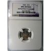 Image 1 : 1860 THREE CENT SILVER NGC UNC CLEANED, ITS A NICE MS63 COIN, VERY RARE,
