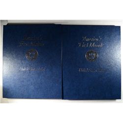 (2) SETS OF 1973 AMERICA'S FIRST MEDALS PUT OUT BY THE U.S. MINT