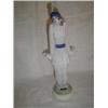 Image 1 : KISPLASZTIKA Színesen festett porcelán, kezeit széttáró Art-deco noi figura, talpán jelzett: Rosenth