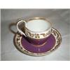 Image 1 : Csésze aljjal Porcelán, talpán benyomott máz alatti bécsi jelzéssel, méret: 8 cm 28000 125...
