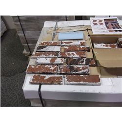 PALLET OF PACIFIC CLAY THIN LINE MODULAR WALL