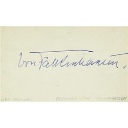 ALEXANDER VON FALKENHAUSEN
