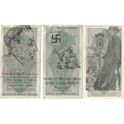 ANTI-SEMITIC OVERPRINTED BANKNOTES