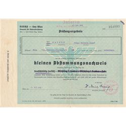 CERTIFICATE OF ARYAN HERITAGE