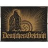 Image 1 : "GERMAN BUSINESS" PLACARD
