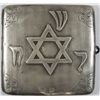 Image 1 : SILVER CIGARETTE CASE WITH STAR OF DAVID