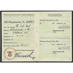 SS PATRON MEMBER'S MEMBERSHIP BOOK