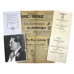 AMERICAN PROPAGANDA & GERMAN EPHEMERA