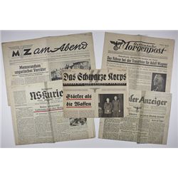 NAZI NEWSPAPERS