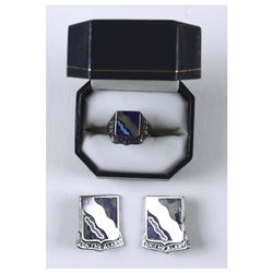 398TH INFANTRY DIVISION RING AND PINS