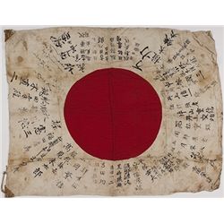 JAPANESE SOLDIER'S "GOOD LUCK" FLAG