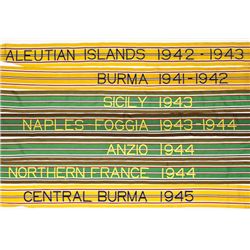 WORLD WAR II BATTLE STREAMERS