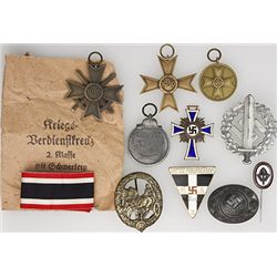 GERMAN BADGES AND TINNIES