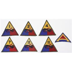 ARMORED DIVISION SHOULDER PATCHES