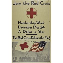 WORLD WAR I RED CROSS POSTER