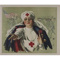 WORLD WAR I RED CROSS POSTER