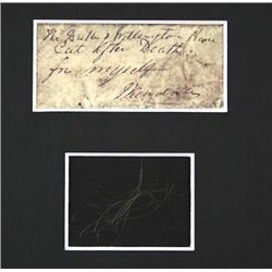 A LOCK OF WELLINGTON'S HAIR