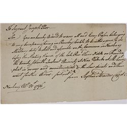 1796 IMPRESSMENT NOTICE