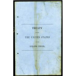 TREATY WITH THE KICKAPOO INDIANS