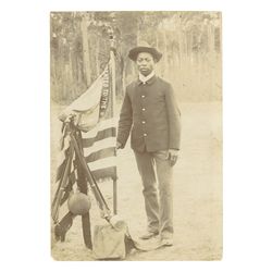 BLACK SPANISH-AMERICAN SOLDIER PHOTO