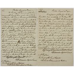 (FRENCH PRIVATEERS HIDE OUT IN BOSTON)
