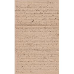 5TH NORTH CAROLINA SOLDIER MENTIONS GETTYSBURG, WOULD DIE AT PT. LOOKOUT