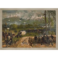 KENESAW MOUNTAIN PRANG LITHOGRAPH