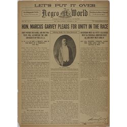 1925 COPY OF NEGRO WORLD