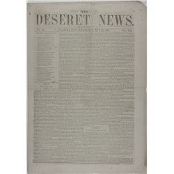 EARLY MORMOM NEWSPAPER