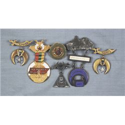 SHRINERS MEDALS AND BADGES