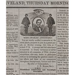 (LINCOLN ELECTION NEWSPAPER)