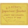 Image 1 : SENATE PASS FOR THE IMPEACHMENT OF ANDREW JOHNSON