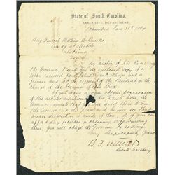 GRANT'S BROTHER-IN-LAW - A PRISONER OF THE CONFEDERATES