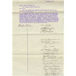 WOODROW WILSON AND GROVER CLEVELAND